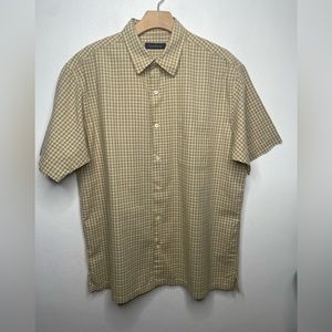 Club Room Button Down Short Sleeves Collar (1) Pocket Men’s Shirt Large